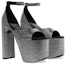 Lookbook (W) Balenciaga Camden 'Diamond Buckle High Heel' Sandal Putih Hitam 742409WBC511000