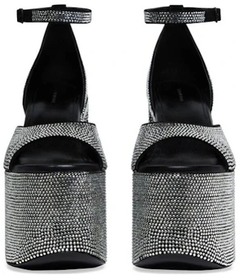 (W) Balenciaga Camden ''Sandali con Tacco Alto e Fibbia Diamante'' Bianco Nero 742409WBC511000 Purchase (W) Balenciaga Camden ''Sandali con Tacco Alto e Fibbia Diamante'' Bianco Nero 742409WBC511000