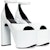 (W) Balenciaga Camden Sandal Tumit Tinggi Berperincian Gesper 'Kulit Putih' 742308WA9809000