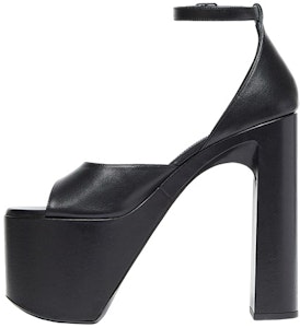 巴黎世家 Balenciaga camden 小牛皮 露趾搭扣 時尚涼拖 16公分 女款 黑色 Buy 巴黎世家 Balenciaga camden 小牛皮 露趾搭扣 時尚涼拖 16公分 女款 黑色