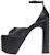 (W) Balenciaga Camden 160mm Sandal Kulit Hitam 742308WB9G11000