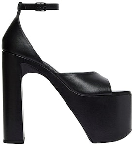 巴黎世家 Balenciaga camden 小牛皮 露趾搭扣 時尚涼拖 16公分 女款 黑色 Order 巴黎世家 Balenciaga camden 小牛皮 露趾搭扣 時尚涼拖 16公分 女款 黑色