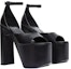 Lookbook (W) Balenciaga Camden 160mm Sandal Kulit Hitam 742308WB9G11000