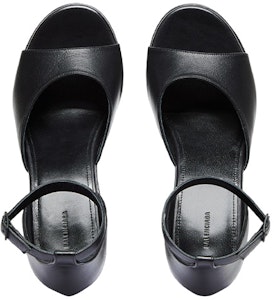 巴黎世家 Balenciaga camden 小牛皮 露趾搭扣 時尚涼拖 16公分 女款 黑色 Details for 巴黎世家 Balenciaga camden 小牛皮 露趾搭扣 時尚涼拖 16公分 女款 黑色