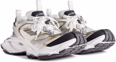 Lookbook (Women) Balenciaga Cargo Sneaker 'Worn-Out - White Black' 785756-W2MV1-9012