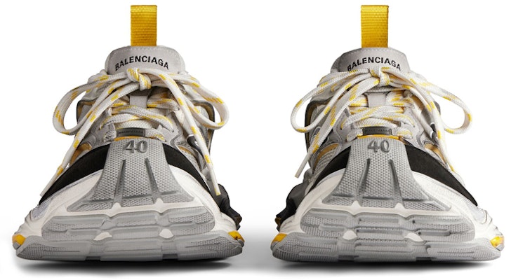 Beli (Women) Balenciaga Cargo Sneaker Grey Black Yellow 'Gray