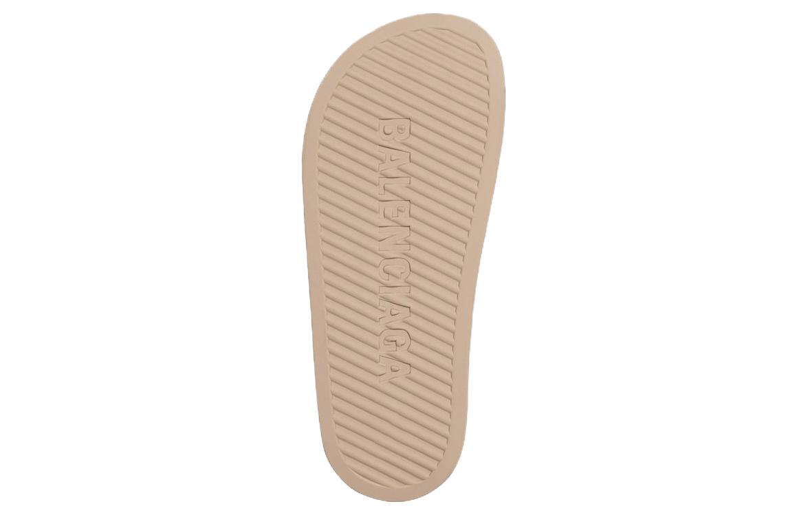 Details for (W) Balenciaga Sandal Terbuka Datar 'Beige' 654315W1S892002