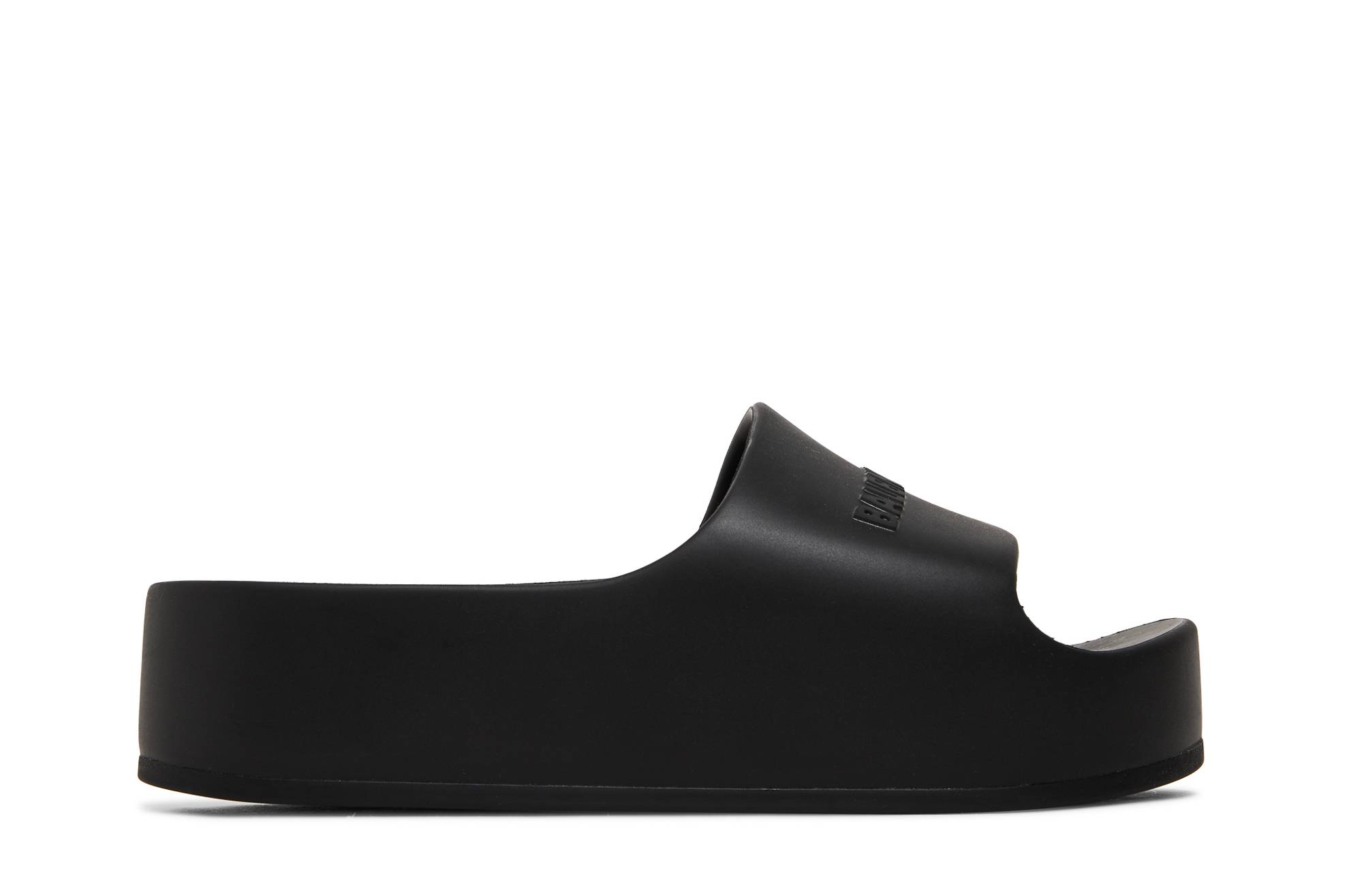 (Women) Balenciaga Chunky Slides 'Black' 654315W1S891000