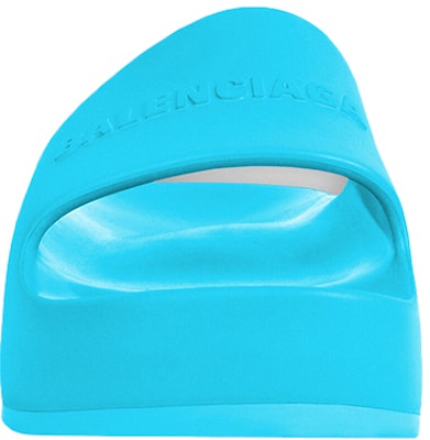 (W) 巴黎世家厚底拖鞋‘蓝色’ 654315W1S894000 Lookbook (W) 巴黎世家厚底拖鞋‘蓝色’ 654315W1S894000