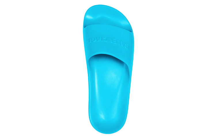 Shop (W) 巴黎世家厚底拖鞋‘蓝色’ 654315-W1S89-4000