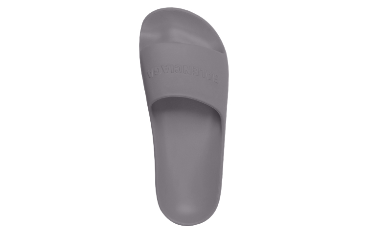 Shop (Women) Balenciaga Chunky Slides 'Dark Grey' 654315W1S891503