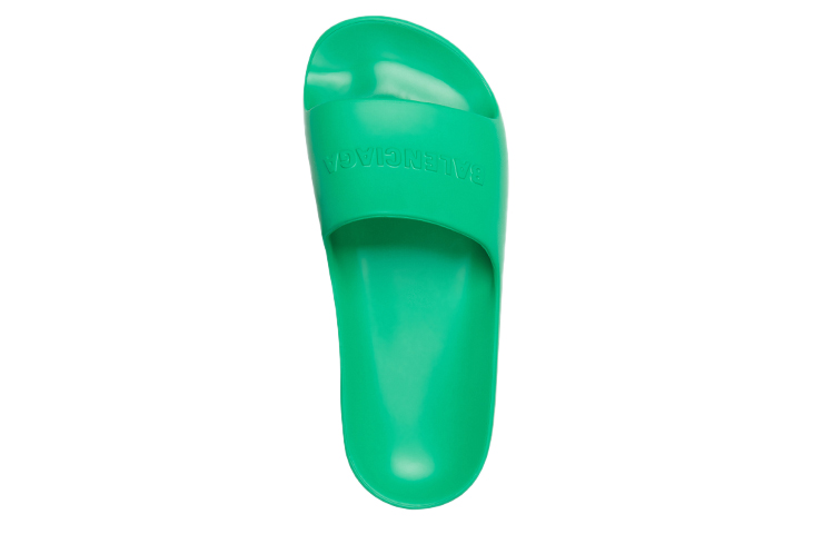 Shop (W) Balenciaga Claquettes Épaisses ''Vert'' 654315-W1S89-3001
