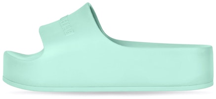 (Women) Balenciaga Chunky Slides 'Green Aqua' 654315-W1S89-4598 (Women) Balenciaga Chunky Slides 'Green Aqua' 654315-W1S89-4598