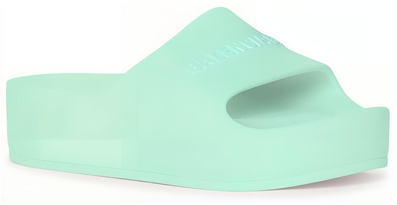 (W) 발렌시아가 청키 슬라이드 '그린 아쿠아' 654315-W1S89-4598 Order (W) 발렌시아가 청키 슬라이드 '그린 아쿠아' 654315-W1S89-4598