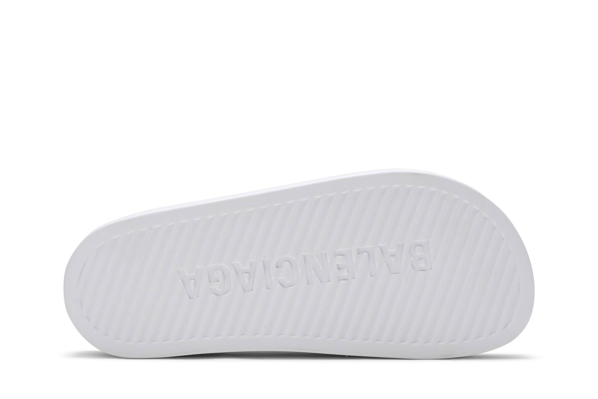 Shop (W) 巴黎世家厚底拖鞋 “视觉白” 654315W1S899000