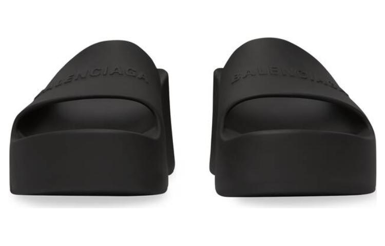 Purchase (W) バレンシアガ 厚底ウェッジサンダル (黒) 737923W1S891000