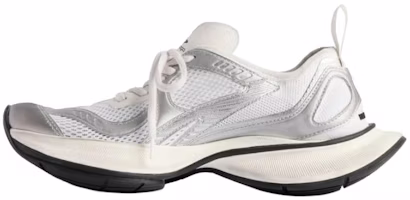 (Women) Balenciaga Circuit Sneakers 'White and Silver Polyester Nylon TPU and Polyurethane' 793944WFLGY9100 (Women) Balenciaga Circuit Sneakers 'White and Silver Polyester Nylon TPU and Polyurethane' 793944WFLGY9100