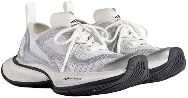 (Women) Balenciaga Circuit Sneakers 'White and Silver Polyester Nylon TPU and Polyurethane' 793944WFLGY9100 Lookbook (Women) Balenciaga Circuit Sneakers 'White and Silver Polyester Nylon TPU and Polyurethane' 793944WFLGY9100