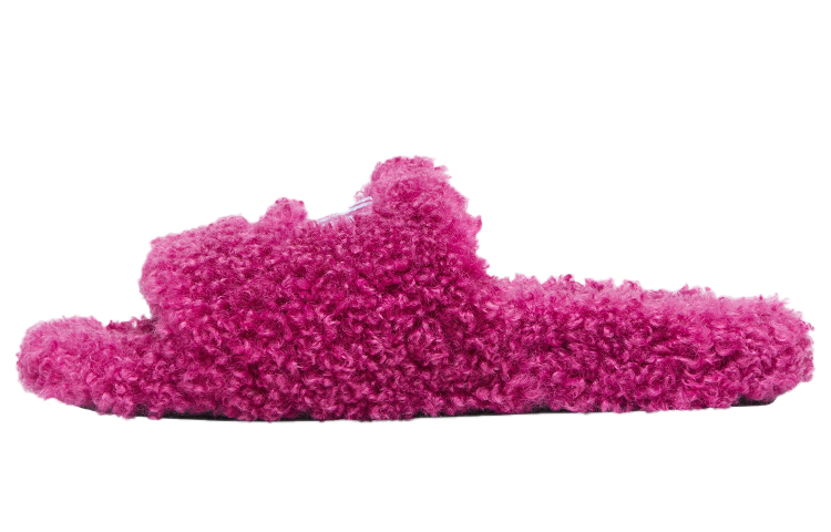 Buy (Women) Balenciaga Cities Paris Furry Slides 'Pink' 654261W2DO25301