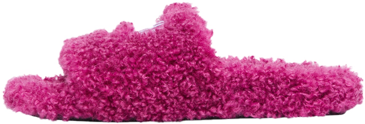 (Women) Balenciaga Cities Paris Furry Slides 'Pink' 654261W2DO25301 Buy (Women) Balenciaga Cities Paris Furry Slides 'Pink' 654261W2DO25301