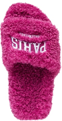 (Women) Balenciaga Cities Paris Furry Slides 'Pink' 654261W2DO25301 Shop (Women) Balenciaga Cities Paris Furry Slides 'Pink' 654261W2DO25301