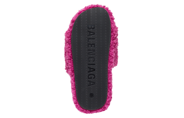 Details for (Women) Balenciaga Cities Paris Furry Slides 'Pink' 654261W2DO25301