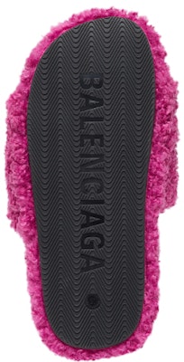 (Women) Balenciaga Cities Paris Furry Slides 'Pink' 654261W2DO25301 Details for (Women) Balenciaga Cities Paris Furry Slides 'Pink' 654261W2DO25301