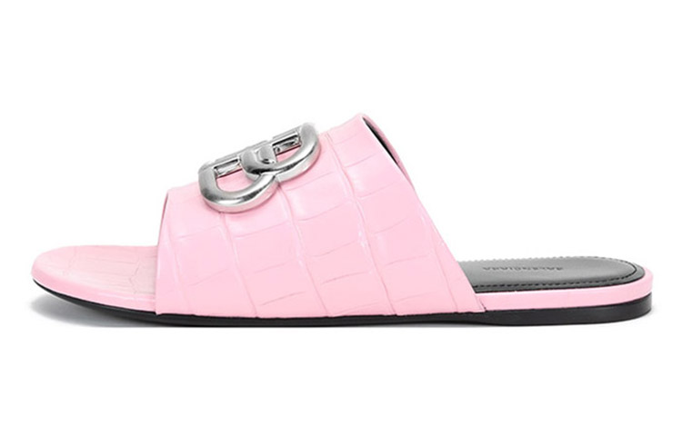 (Women) Balenciaga BB Cosy Mules 'Pink Black' 629537WA9D35681