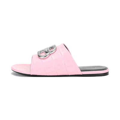 (W) Balenciaga BB Cosy Mules 'Pink Black'