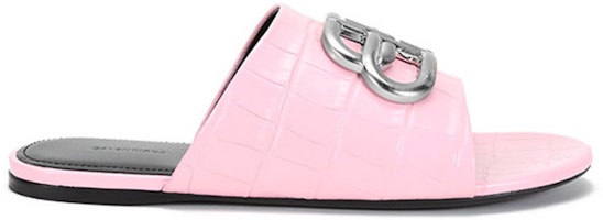 (W) Balenciaga BB Cosy Mules 'Pink Black' - Sandal Mewah Warna Pink Hitam 629537WA9D35681 Order (W) Balenciaga BB Cosy Mules 'Pink Black' - Sandal Mewah Warna Pink Hitam 629537WA9D35681