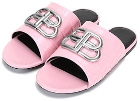 (W) Balenciaga BB Cosy Mules 'Pink Black' - Sandal Mewah Warna Pink Hitam 629537WA9D35681 Lookbook (W) Balenciaga BB Cosy Mules 'Pink Black' - Sandal Mewah Warna Pink Hitam 629537WA9D35681