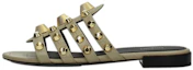 Buy (W) Sandalias de Moda Balenciaga Clog de Cuero 'Beige' 531112WA6D02901
