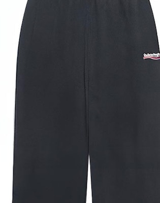 (W) Balenciaga 可口可樂標誌針織直筒運動褲 女款 黑色 674594TKVI99034 Cheap (W) Balenciaga 可口可樂標誌針織直筒運動褲 女款 黑色 674594TKVI99034