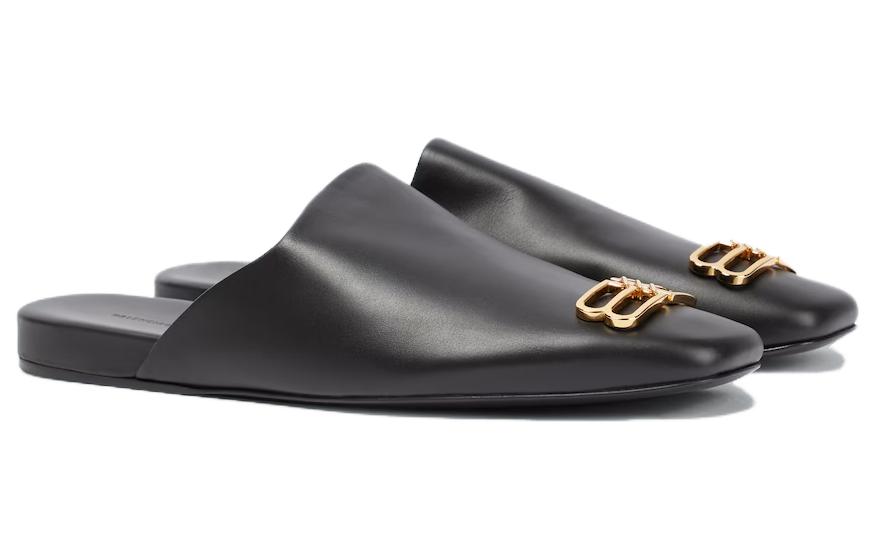 Order (W) Balenciaga Zapatillas Cosy Mules 'Negro' 653808WBB521088