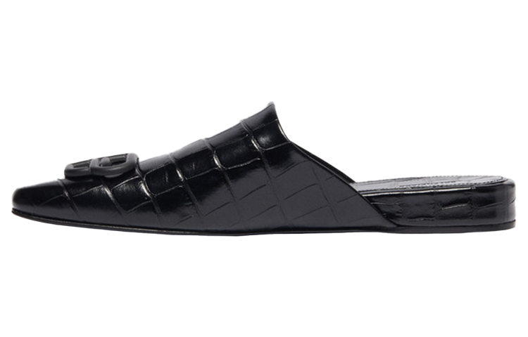 (Women) Balenciaga Cosy Mules Black 601218WA9D41000