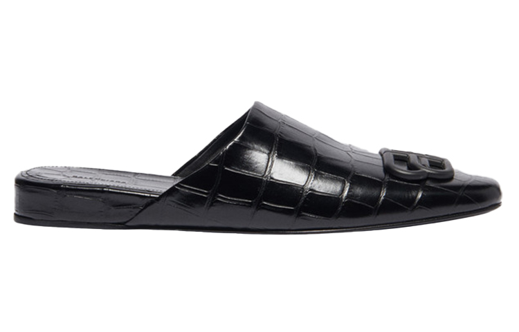 Order (W) Balenciaga Cosy Mules Hitam 601218WA9D41000