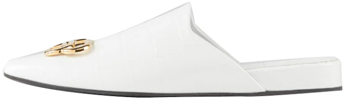 (Women) Balenciaga Cosy Mules White 601218WA9D19047 (Women) Balenciaga Cosy Mules White 601218WA9D19047
