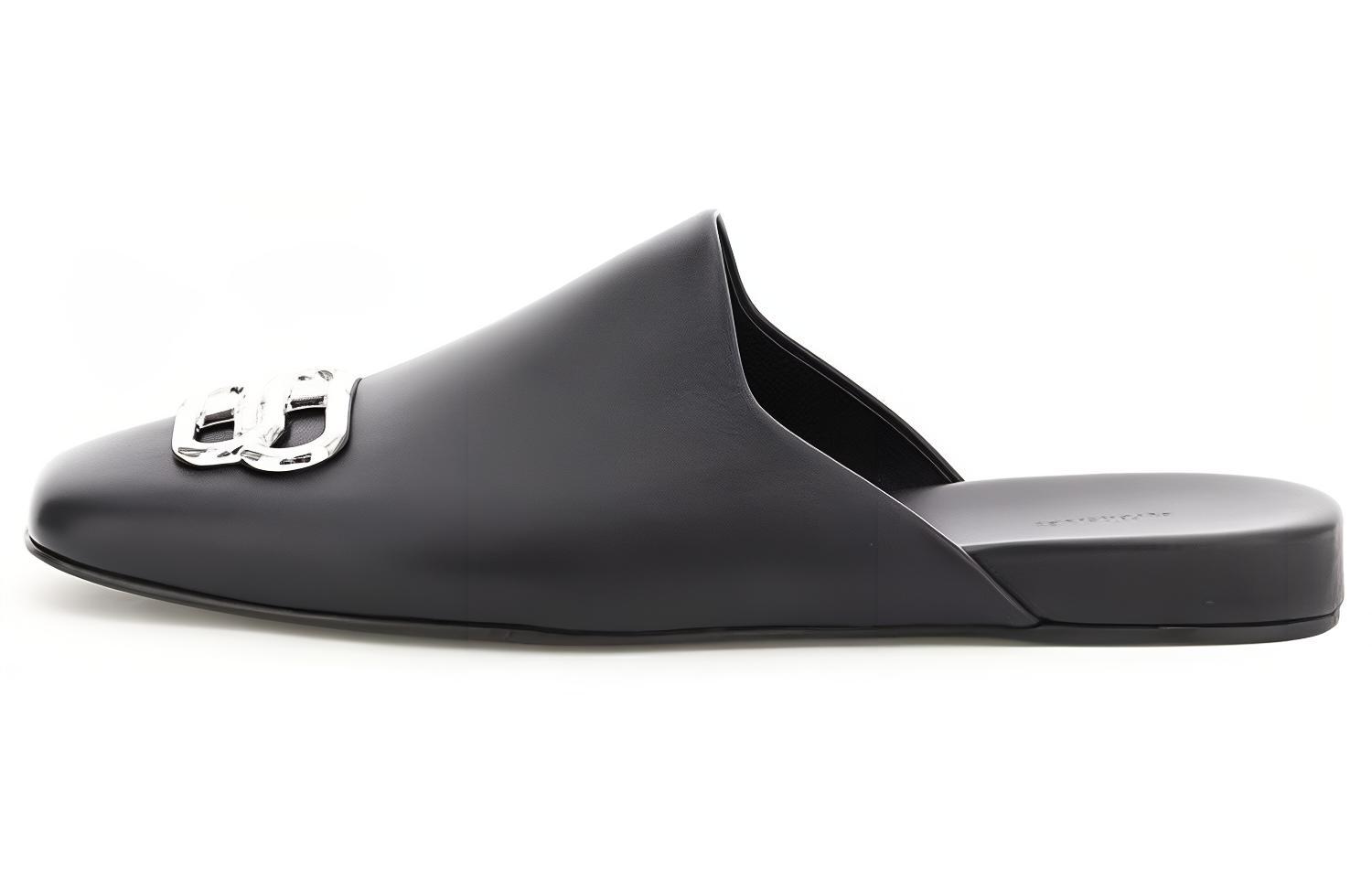 (Women) Balenciaga Cosy Slide 'Black Leather' 590935WA7251081