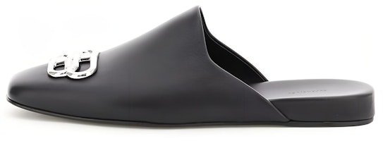 (Women) Balenciaga Cosy Slide 'Black Leather' 590935WA7251081 (Women) Balenciaga Cosy Slide 'Black Leather' 590935WA7251081