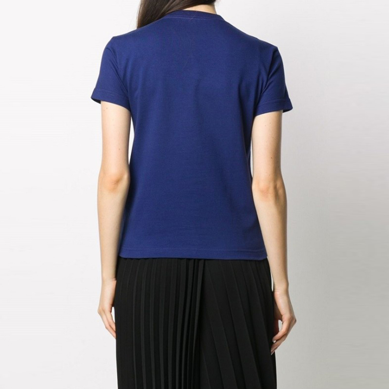 (Women) Balenciaga Cotton Crewneck T-Shirt Purple Blue 612964TIV541195 圖 5