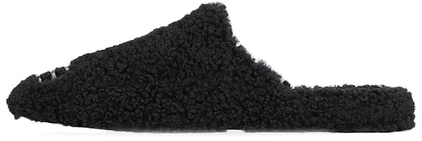 (Women) Balenciaga Cozy BB Mule 'Faux Shearling Black' 671273W2EJ21000 (Women) Balenciaga Cozy BB Mule 'Faux Shearling Black' 671273W2EJ21000