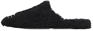 Buy (W) Balenciaga Cozy BB Mule 'Bulu Tiruan Hitam' 671273W2EJ21000