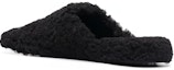 Shop (W) Balenciaga Cozy BB Mule 'Bulu Tiruan Hitam' 671273W2EJ21000