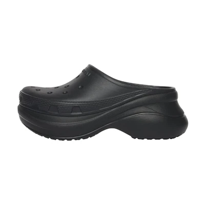 (W) Crocs Balenciaga Pool Slide Sandal 'Black'
