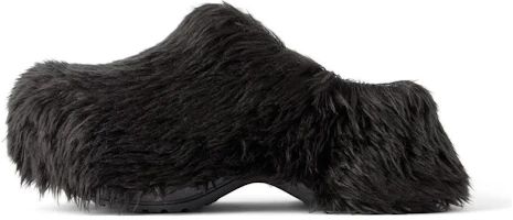 (Women) Balenciaga Crocs Mules 'Black Fake Fur on Rubber' 720762W0FOU1000 (Women) Balenciaga Crocs Mules 'Black Fake Fur on Rubber' 720762W0FOU1000