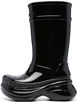 (Women) Balenciaga Crocs x Patent-Finish Boots 'Black' 677388W1S8X (Women) Balenciaga Crocs x Patent-Finish Boots 'Black' 677388W1S8X