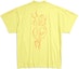 Lookbook (Women) Balenciaga Darkwave Oversized Yellow T-Shirt Letter Print Crewneck Casual Fit. 739028TPVN57175