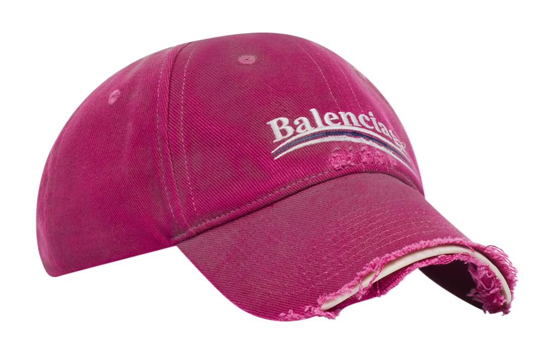 Lookbook (W) Balenciaga 仿舊標誌粉紅棉質棒球帽. 673320410B20517