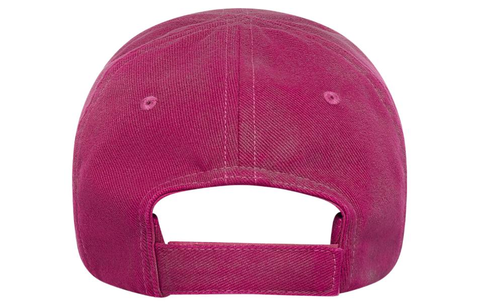 Shop (W) Balenciaga 仿舊標誌粉紅棉質棒球帽. 673320410B20517