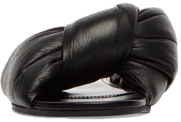 (Women) Balenciaga Drapy Flat Sandals 'Black' 636576WA2M01000 Lookbook (Women) Balenciaga Drapy Flat Sandals 'Black' 636576WA2M01000